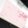 Mouse Pads Wrist Pink Sakura Gaming Mouse Pad Large Mouse Pad Chinese painting Gamer Mouse Mat Computer mousepad Rubber Pad Desk Mat R230710