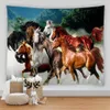 Tapestries Tapestry Rooster Goose Mule Rustic Barn Animals Tapestry Farmhouse Landscape Home Room Living Roastheticism Decor R230710