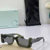 Sunglasses Designer Sunglasses Fashion Rectangle Off Fotch Hole Design Women Men Trending Products Green Pink Blue Retro Small Frame Unique Vintage EG17 x0710