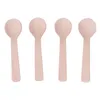 5000 Pcs/Lot Mini cuillère à crème glacée en bois jetable bois Dessert Scoop Western fête de mariage vaisselle cuisine accessoires outil