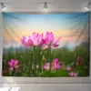 Tapestries Wall Tapestry Zen Garden Massage and Water Lily Lotus Bamboo Aestheticism for Living Room Bedroom Decoration Women Gifts R230710