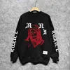 Mannen Truien Sweatshirts Casual Massaal Bone Patroon T-shirt Top Heren Sweatshirt Hoodie Japanse Koreaanse Streetwear O-hals Mannen Sweatshirt J230710