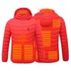 Men's Jackets Ebaihui 2021 Heated Jackets Down Cotton Warm Winter Men Women Cothing USB Electric Heating Hooded Jacket Thermal Coat Fast Ship Asian SIZE Z230711