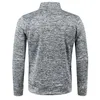 Pele 2022 nova jaqueta de lã fina masculina casual zíper outerwear térmico masculino gola cor sólida casaco ao ar livre m4xl