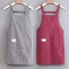 Kitchen Apron Apron household kitchen home and abroad pure cotton women 2023 new red summer thin catering special work clothes kitchen R230710