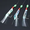 Iscas Iscas 5 pçs/conjunto Multi-Color Soft Silverskin Fishing Isca Imitation Fish Shrimp Isca com Cristal Anzol Farpado para Variedade de Peixes HKD230710