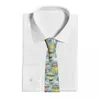 Yay bağları sevimli hava balonları kuşlar ve bulutlar kravat unisex polyester 8 cm erkek için moda dar gömlek aksesuarları kravat