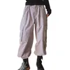 Kvinnor Pants Women s Camo Cargo med justerbar dragsko med snygg höft för avslappnad streetwear