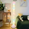 Golvlampor Kawaii Cute Lamp Stand Vibe Hörnsoffa Sängbord Rosa Lampara De Pie Reglerbar Intensidad Vardagsrumsdekoration