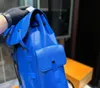 Zaini in pelle goffrata Designer Duffel bag zaino Mens 2023 New Fashion Trend Coreano Leisure Large Capacity Student Schoolbag 33X44CM