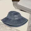 Lew Full Bucket Hat Designer Beanie Cap 2023 Ny blå högkvalitativ solskyddsmedel för män och kvinnor 59