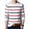 Männer Pullover Covrlge Pullover Männer Pullover Marke Kleidung 2023 Herbst Winter Wolle Slim Fit Casual Gestreiften Pull Jumper MZL049