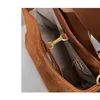 Bolsas de noite Nubuck Couro PU com aba de ombro para mulheres Vintage alça larga bolsa tiracolo bolsa de grife de grande capacidade 230710