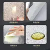 3D Wall Panel 40x100200cmThick Waterproof Kitchen Aluminum Foil Selfadhesive Large Drawer Pad Oilproof Paste Oil Stickers Tools 230707