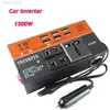 Jump Starter 1PC Vehicle Power Inverter 1500W Peak 12V24V till DC 110V220V Converter Trip 6 USB Car Universal Electronic HKD230710