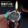 Relógio incomum Metal Open Flame Lighter Criativo Masculino Esportes Sem Gás Acessórios Inflável Ajustável Feminino Encendor 4YUR