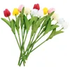 Fiori decorativi Decorazione finta Tulipano finto Tulipani artificiali All'aperto Simulazione Bouquet Real Touch Wedding Boquets