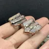 Cluster Rings RM43012 Anello per gioielli da strega Clear Crystal Point Quartz Electroformed Statement Finger regolabile