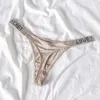 Women's Panties WarmSteps Sexy Fashion Letters Belt Underwear Silk Satin Thongs Lingerie Female G-Strings T-Back Sport Tanga