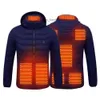 Men's Jackets Ebaihui 2021 Heated Jackets Down Cotton Warm Winter Men Women Cothing USB Electric Heating Hooded Jacket Thermal Coat Fast Ship Asian SIZE Z230711