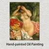 Modern Landscape Canvas Wall Art Bagnante che si sistema i capelli Pierre Auguste Renoir Dipinti fatti a mano di alta qualità