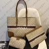 Rose sugao femmes sacs fourre-tout à bandoulière sacs à main de luxe de haute qualité grande capacité en cuir pu mode luxe sacs à provisions sac à main 3 pièces/ensemble sisi-230706-70 nms-0713-62