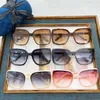 2023 Wysokiej jakości nowa rodzina online w tym samym to samo cukierki japońskie i koreańskie okulary przeciwsłoneczne damskie okulary mody GG0868S