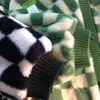 정장 코트 하프 부부 패션 체커 보드 격자 무늬 2021 가을 겨울 느슨한 ins 게으른 거리 BF 두꺼운 야구 패딩 캐주얼 재킷
