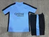 23 24 PSGs korte mouw trainingspak 2023 2024 parijs MBAPPE volwassen kind trainingspak Voetbal Jersey kids kit uniform chandal volwassen set