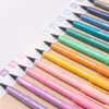 Gel Als 12 Colors 0.4mm Point Point Pen Pen Planner Planner Fineliner Liquid Pen for Journaling Hand Account Coloring 230707