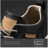 Отсуть обувь мужская рабочая рабочая страховка повседневная кожа все водонепроницаемые кроссовки без скольжения 230710