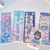 Adhesive Stickers MINKYS Arrival 3pcs 6pcs Kawaii Bear Ribbon Laser Bling DIY Scrapbook Confetti Decoration Po Frame 230707