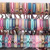 Chain 20PcsLot Bohemian National Handmade Braided Cotton Rope Bracelets For Men Women Wristband Ethnic Anklet Fashion Jewelry Gifts 230710