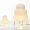 Decoratieve objecten Figurines Japanse Wabi Sabi statief Lamp Slaapkamer Bedkamer Living Diningskamer Studie Loft Decor Bureau Licht Wit Rijst Papier Tafel 230710