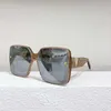 Lunettes de soleil de haute qualité Nouvelle célébrité en ligne Tiktok la même que Warren Suyuan grandes lunettes de soleil polyvalentes pour femmes de haute qualité VA0748