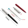 Balpennen 2610PCS GENKKY Pen Metalen Materiall Druk Stijl Bal Voor School Kantoor Schrijven Punt 07mm Inkt kleur Zwart Blauw 230707