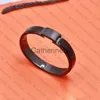 Braccialetto nuovo braccialetto tutto nero bracciali a catena in pietra fredda lusso per uomo donna gioielli opzione di alta qualità 2 dimensioni J230710