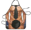 Tablier de cuisine Funny Sexy Muscle Men's Cooking Cleaning Tablier Imperméable Et Antifouling R230710