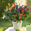 Decorative Flowers Outdoor Resistant Artificial Green Flower To Your Balcony Enhance The Taste And Atmosphere Of Space For Home Decoration