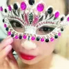Euro-American Style Handmade Crown Rhinestone Sexy Mask Gift Gift For Marquerade Cosplay Princess Nightclub Up Up Up