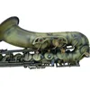 Saxofón antiguo profesional avanzado cian tenor SAX