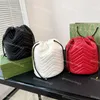 Mini borsa a secchiello con coulisse Borsa a tracolla a tracolla di design di lusso superiore a 3 colori Borsa a mano da donna in pelle con tracolla rimovibile all'ingrosso