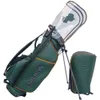 Golf çantaları golf standı caddy çanta standart raf yeşil su geçirmez kulüp arabası tabanca çanta 230707