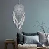 Figurine decorative Piume per la decorazione Dream Catcher Home Wall Hanging Decor Ornamento moderno Camera da letto Interiore della stanza dei bambini