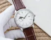 2023 nowa formalna odzież prosty skórzany pasek męski zegarek luksusowy projektant zegarki wygodne trwałe automatyczne zegarki mechaniczne bez pudełka