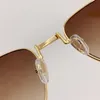 Neues Modedesign, quadratische Retro-Sonnenbrille 0363, Metallrahmen, Holzbügel, Vintage, einfacher Stil, vielseitige Outdoor-UV400-Schutzbrille