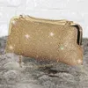 Evening Bag Clutch Bag Diamond Female Silver Day Wedding Purse Party Banquet Black Gold Bolsas Mujer 230710