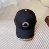 Luxurys desingers cool heren honkbal cap vrouw letters trendy zonneschaduw bescherming print hoeden dames paardenstaart honkbal hoed 3 kleuren geborduurd zonnebrandcrème mooi