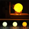 Humidifiers 880ML Moon Lamp USB Air Humidifier Ultrasonic Essential Oil Diffuser Mist Maker Household Color Night Light