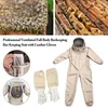 Altre forniture da giardino Apicoltura per tutto il corpo Tuta da apicoltura ventilata professionale con guanto in pelle Abbigliamento protettivo a prova di ape Attrezzatura per la sicurezza agricola 230707